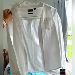 Chaps white button down